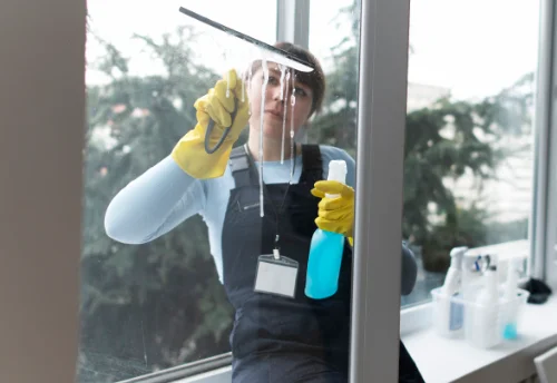 Nettoyage de vitres intérieures et extérieures à Roches